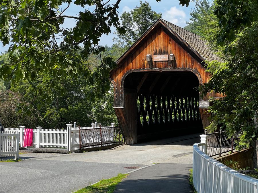 Quechee Covered Bridge in Vermont