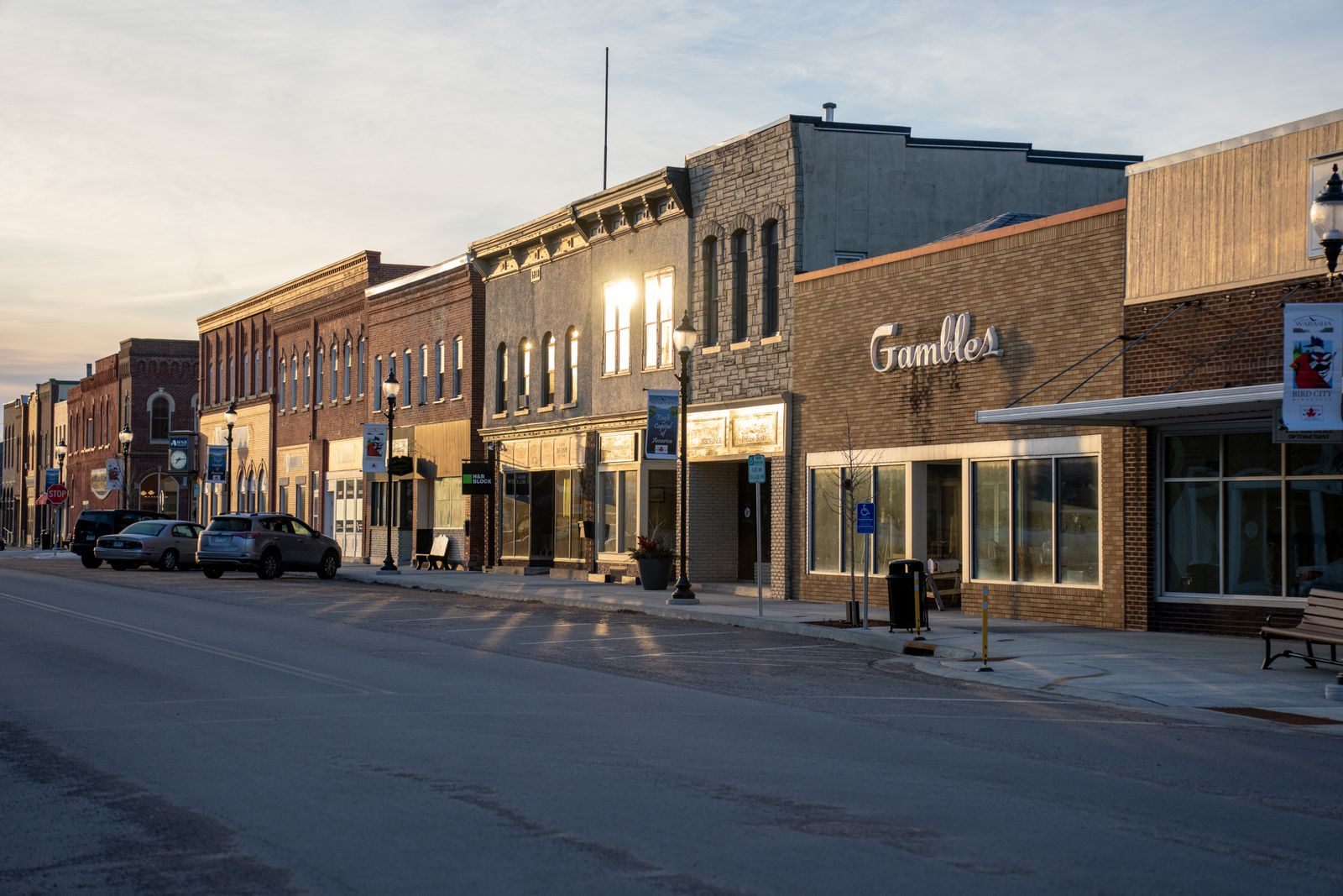 Main street of Wabasha, Minnesota